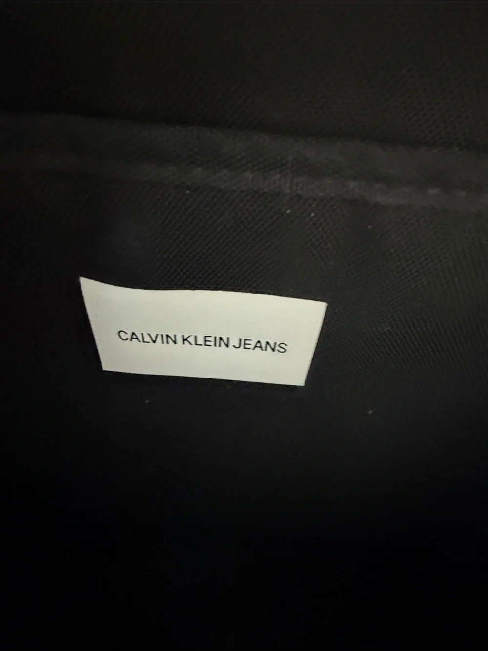 Calvin Klein Jeans Black and White Floral Print Backpack